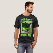 Grappige Alien Brainrot Kat Meme Cadeaus meisje T-shirt (Voorkant volledig)