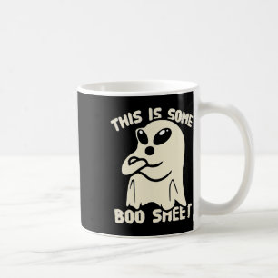 Grappige Alien Bull Ghost Halloween Dit is een boe Koffiemok