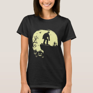 Grappige Alien Bull Ghost Halloween Dit is een boe T-shirt