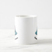 Grappige alien in UFO Koffiemok (Center)