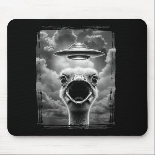 Grappige Alien Kalkoen Ufo Selfie Thanksgiving Mem Muismat