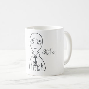 Grappige Alien Kantoor Koffiemok - Artistiek Knorr