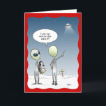 Grappige Alien Kerstman UFO Sinterklaas Rudolph Feestdagen Kaart<br><div class="desc">Grappige kerstkaarten van buitenaardse wezens die je kan personaliseren met je eigen tekstballonnen! Dit stripverhaal, ontworpen door Raphaela Wilson, toont een tweetal kleine groene aliens in zilveren ruimtepakken die terugkomen van een pinguïn-verzamel missie in de sneeuw van de Noordpool. Het onderschrift luidt: "Zei ik het niet? Blijf bij het schip!!"...</div>