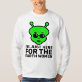 GRAPPIGE ALIEN MANNEN T-SHIRTS, T-SHIRT (Voorkant)