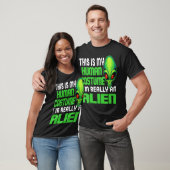 Grappige Alien Minnaar Mensen Kostuum UFO Hallowee T-shirt (Unisex)