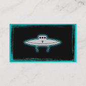 Grappige Alien T-shirt  Visitekaartjes (Achterkant)