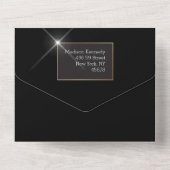 Grappige Alien 🎅🛸 UFO Halloween Party All In One Uitnodiging (Achterkant)