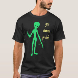 Grappige Alien 🎅🛸 UFO Halloween Party T-shirt