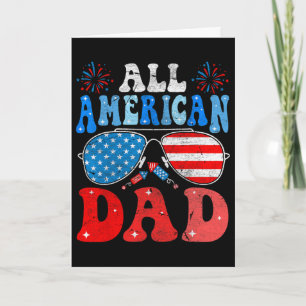 Grappige All American Dad 4 juli Patriottische Mat Kaart