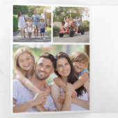 Grappige Alles is niet rustig Fotocollage Drieluik Wenskaart (Binnenzijde eerst)