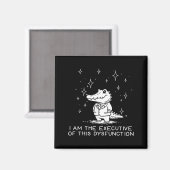 Grappige Alligator Ik Ben De Directeur Van Deze Di Magneet (Voorkant / Achterkant)