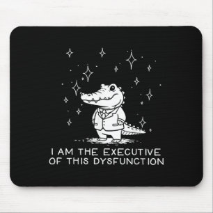 Grappige Alligator Ik Ben De Directeur Van Deze Di Muismat