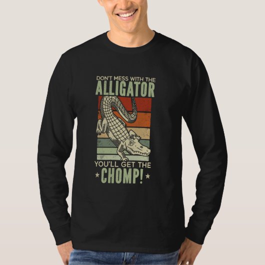 Grappige Alligator Lover Crocodile Gator Zoo Dier T-shirt (Voorkant)