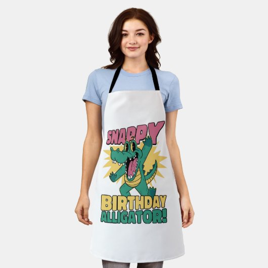 Grappige Alligator Lover en Verjaardag Krokodil Ga Schort (Gedragen)