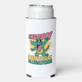 Grappige Alligator Lover en Verjaardag Krokodil Ga Seltzer Blikjeskoeler (Seltzer Achterkant)