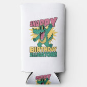 Grappige Alligator Lover en Verjaardag Krokodil Ga Seltzer Blikjeskoeler (Voorkant)