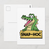 Grappige Alligatorliefhebber en krokodillenverzorg Briefkaart (Voorkant / Achterkant)