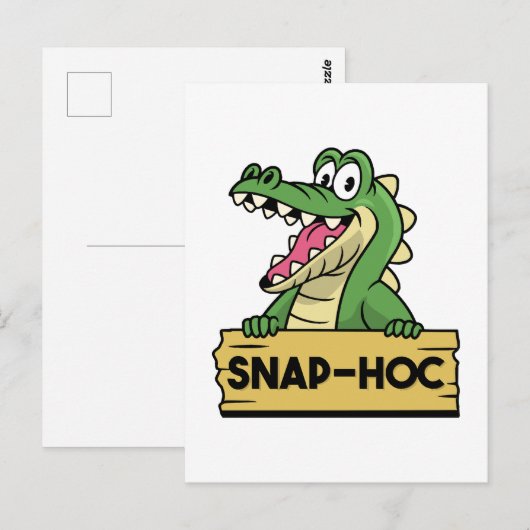 Grappige Alligatorliefhebber en krokodillenverzorg Briefkaart (Voorkant / Achterkant)