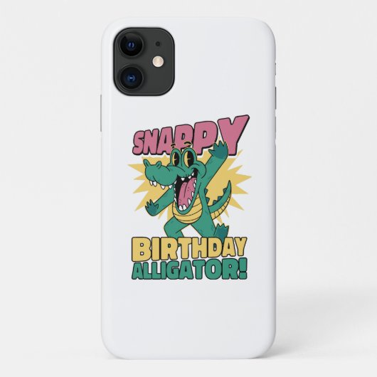 Grappige Alligatorliefhebber en Verjaardag Krokodi Case-Mate iPhone Case (Achterkant)