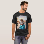 Grappige Aloha Hawaiaanse Kat T-shirt (Voorkant volledig)