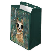 Grappige Alpaca Cadeautas (Achterkant Gekanteld)