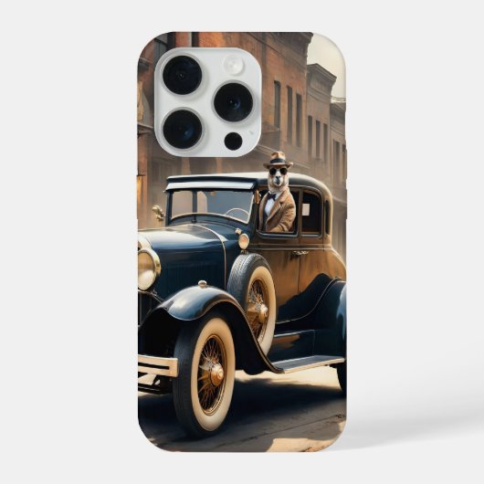 Grappige Alpaca Capone De beruchte Alpaca, iPhone Hoesje (Achterkant)