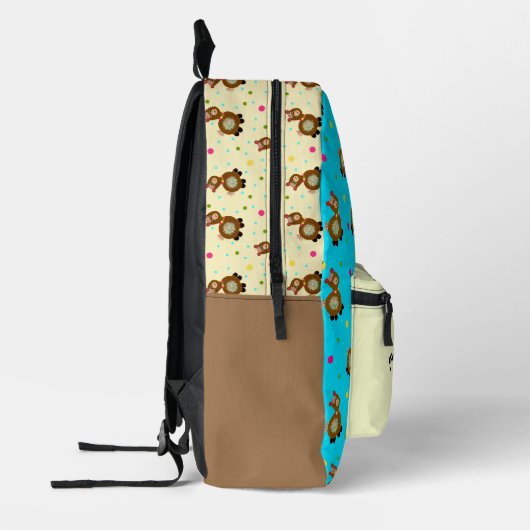 Grappige alpaca geprinte rugzak (Links)