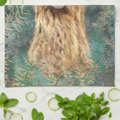 Grappige Alpaca keukenhanddoek (Gevouwen)