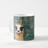Grappige Alpaca koffie Mok (Voorkant links)