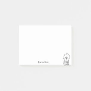 Grappige Alpaca Lama Illustratie Aangepaste Naam P Post-it® Notes