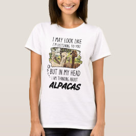 Grappige Alpaca Liefhebber T-shirt