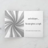 Grappige Alpaca Llama foto met grappen Kaart (Binnen)