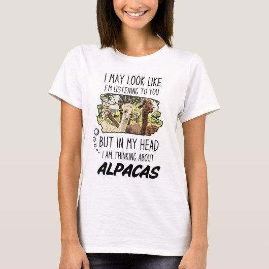 Grappige Alpaca Lover T-shirt (Voorkant)