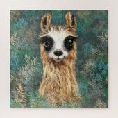 Grappige Alpaca Puzzel (Verticaal)