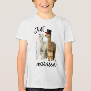 Grappige Alpaca Shirt bruid en bruidegom bruiloft
