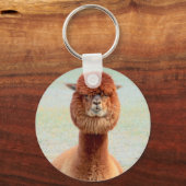 Grappige Alpaca sleutelhanger (Voorkant)