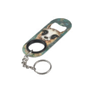 Grappige Alpaca Sleutelhanger Flesopener Mini Flessenopener (Achterkant Gekanteld)