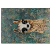 Grappige Alpaca snijplank (Voorkant)