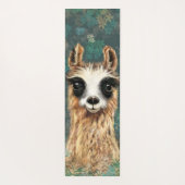 Grappige Alpaca Yoga Mat met Curious Llama (Achterkant)