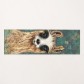 Grappige Alpaca Yoga Mat met Curious Llama (Voorkant (horizontaal))