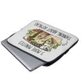 Grappige Alpacas laptophoes Laptop Sleeve (Voorkant onderkant)