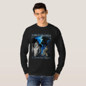 Grappige Alpha Wolf Meme Alpha Straten Kitten Lake T-shirt (Voorkant volledig)