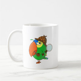 Grappige Amazon Parrot Detective mok