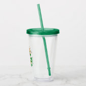 Grappige Amazone Boomkikker Frogcore Positieve Quo Acryl Drinkbeker (Links)