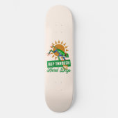 Grappige Amazone Boomkikker Frogcore Positieve Quo Persoonlijk Skateboard (Voorkant)