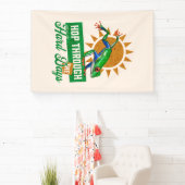 Grappige Amazone Boomkikker Frogcore Positieve Quo Spandoek (Insitu)