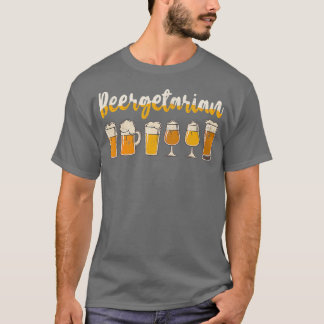 Grappige ambachtelijke bier Graphic Art Beergetari T-shirt