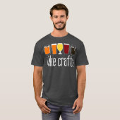 Grappige ambachtelijke bierdrinker - Craft Night T-shirt (Voorkant volledig)