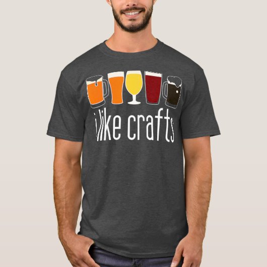 Grappige ambachtelijke bierdrinker - Craft Night T-shirt (Voorkant)