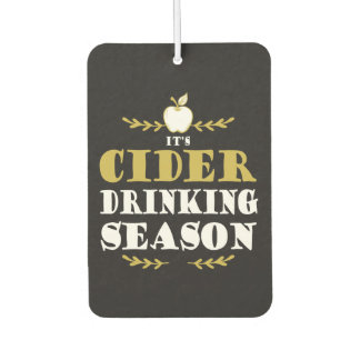 Grappige ambachtelijke ciderdrinker citaat luchtverfrisser
